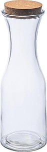 Glass Carafe with cork lid