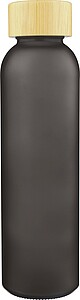 Glass drinking bottle (500 ml) Levi, black