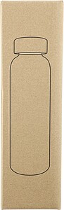 Glass drinking bottle (500 ml) Levi, green