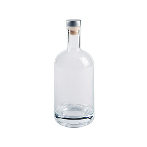 Glass drinking bottle PEARLY