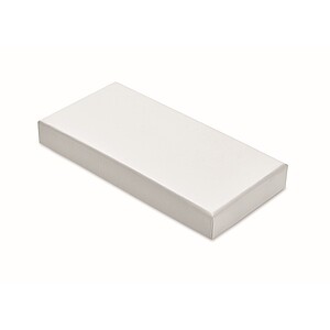 Glass heart award key ring, transparent