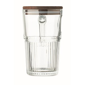 Glass mug 450ml, transparent
