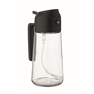 Glass oil dispenser & sprayer, black