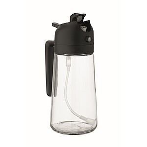 Glass oil dispenser & sprayer, black