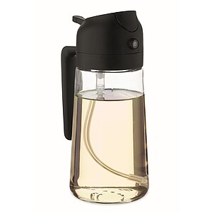 Glass oil dispenser & sprayer, black