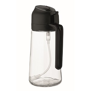 Glass oil dispenser & sprayer, black