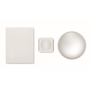 Glass round award, transparent