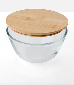 Glass salad bowl Isabeau