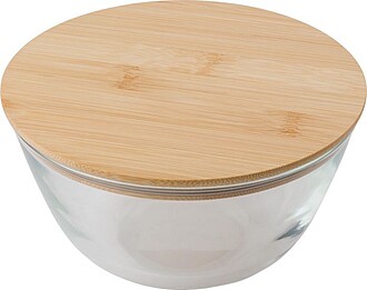 Glass salad bowl Isabeau