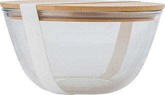 Glass salad bowl Isabeau