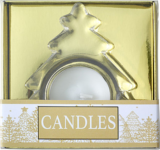 Glass tea light holder Casey