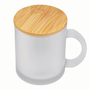 Glass tumbler "Mintea", 330ml., frosted