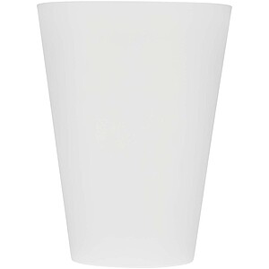 Glastonbury 300 ml reusable plastic cup, frosted clear