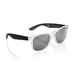 Gleam RCS recycled PC mirror lens sunglasses, black