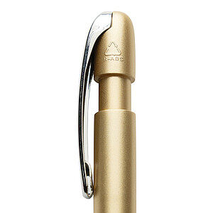 Glide GRS certified R-ABS Metal Clip Pen, gold