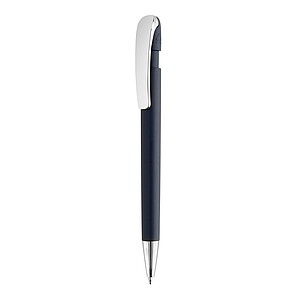 Glide GRS certified R-ABS Metal Clip Pen, navy blue