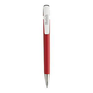Glide GRS certified R-ABS Metal Clip Pen, red