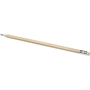Graffo pencil with eraser, natural