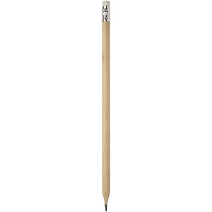 Graffo pencil with eraser, natural