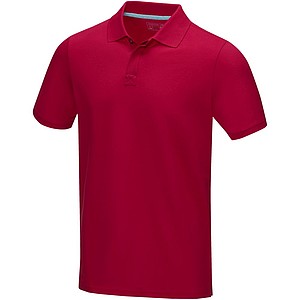 Graphite short sleeve men’s GOTS organic polo