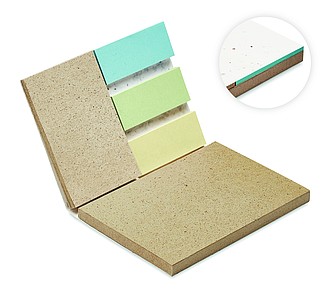 Grass seed paper memo set