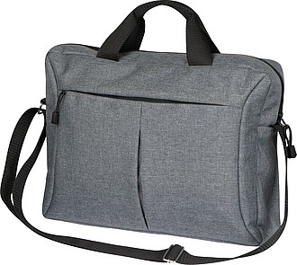 Grey laptop bag
