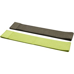 Grip 2-piece resistance band set, lime