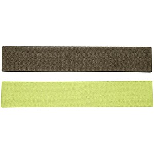 Grip 2-piece resistance band set, lime