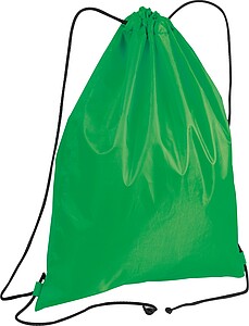 Gymbag made of recycled polyester, green