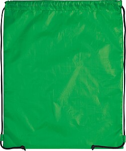 Gymbag made of recycled polyester, green