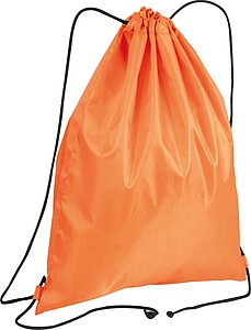 Gymbag made of recycled polyester, orange