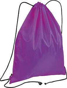 Gymbag made of recycled polyester, purple