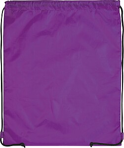 Gymbag made of recycled polyester, purple