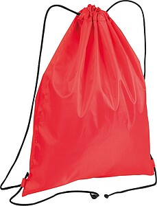Gymbag made of recycled polyester, red