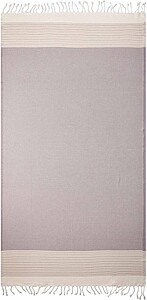 Hamam Towel "Exclusive", brown/white