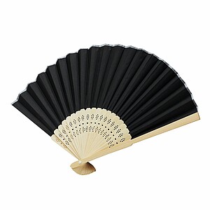 hand fan RPET "BAMBOO COOL", black