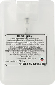 Hand spray, 20mlNeutral
