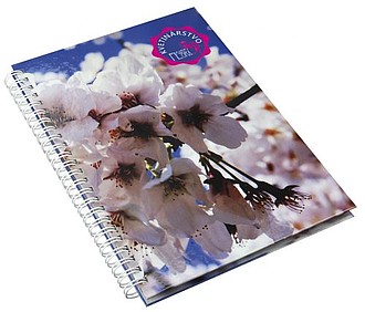 Hard cover with spiral