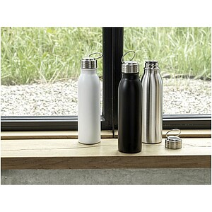 Harper 700 ml RCS certified stainless steel water bottle with metal loop