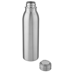 Harper 700 ml stainless steel water bottle with metal loop
