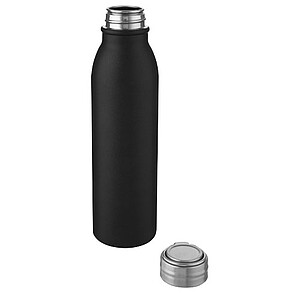 Harper 700 ml stainless steel water bottle with metal loop