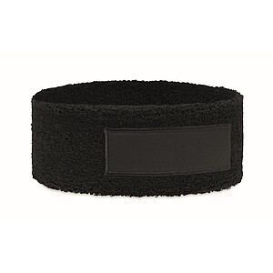 Headband in polycotton, black