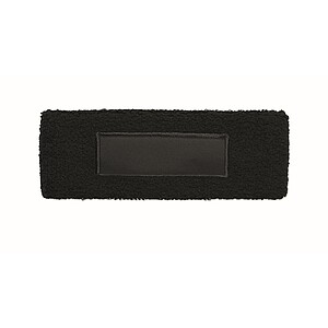 Headband in polycotton, black