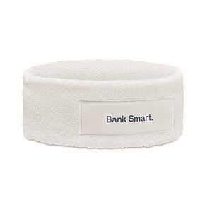 Headband in polycotton, white