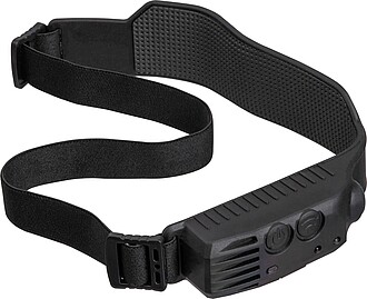 Headlamp with COB lights, black