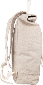 Hemp (280 gr/m2) rolltop backpack Margarete
