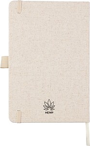 Hemp notebook A5 Barbara
