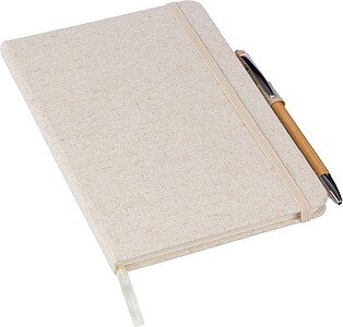 Hemp notebook A5 Barbara