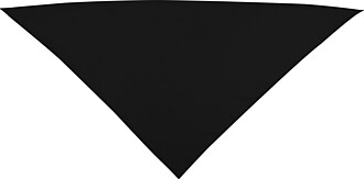 Heracles bandana, solid black