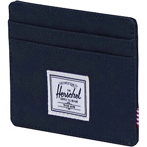 Herschel Charlie recycled RFID card holder, navy